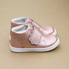 Toddler Girls L'Amour Colette Mid Top Pink Glitter Leather Sneaker - Petitfoot.com