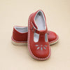 Sienna Toddler Girls Vintage Brick Rust Mary Janes - Appleseed Classic Vintage Mary Janes