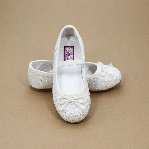 Victoria Girls Glitter Ballet Flats