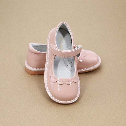 Violette Toddler Girls Scalloped Petal Classic Vintage Mary Janes